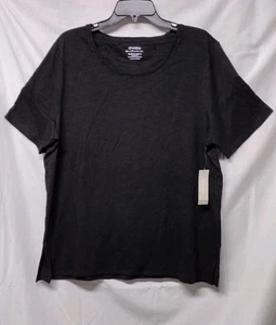 Camiseta Chicos Negra Algodón Modal Slub The Ultimate Talla 3 (XL) BOTÓN CODO BAC - Imagen 1 de 9