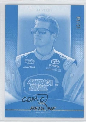 2012 Press Pass Redline Color Proof Cyan /50 JJ Yeley #38 - Image 1 of 2