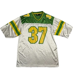John Deere Football Jersey Size Large #37 White/green/yellow - Picture 1 of 7