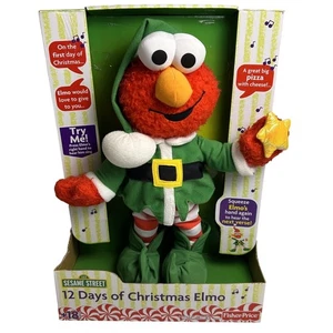 Vintage 2004 12 Days of Christmas Elmo Fisher Price singendes Sammlerstück Spielzeug - Bild 1 von 7