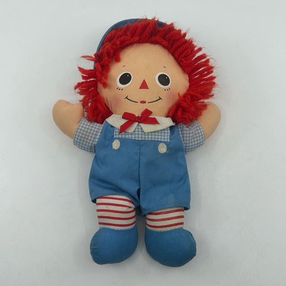 Muñeca Raggedy Anne & Andy 9" Muñeca Pequeña Hilo Pelo Trapo Muñeca Juguete Suave De Colección Playskool Foto 1 de 3