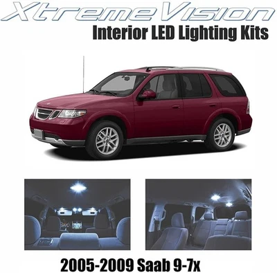 Светодиод для салона XtremeVision для Saab 9-7x 2005-2009 (10 штук) холодный белый... - Изображение 1 из 4