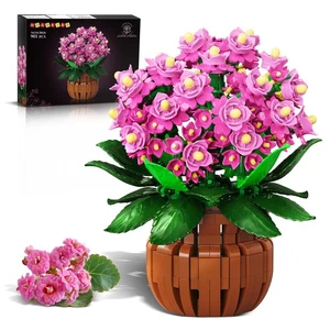 Juego de construcción de bonsái Flowers Botanical Kalanchoe - 901 piezas maceta artificial... - Imagen 1 de 9