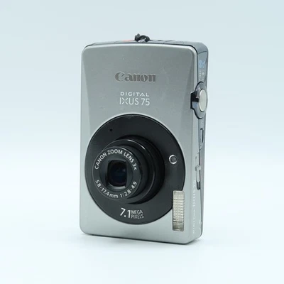 Canon Digital IXUS 75 7.1MP Compact Digital Camera Tested Full Kit - Image 1 of 4