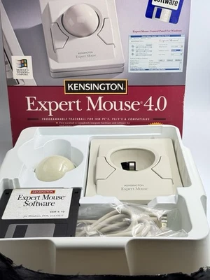 Kensington Expert Mouse 4.0  New In Box. SMALL TEAR ON BOX CORNER.- SEE PHOTOS - Image 1 of 4