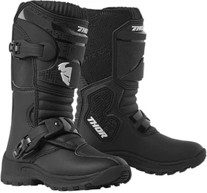 Thor Mini Pee Wee Stivali Ragazzi Blitz XP Motocross MX Moto Bambini - Nero - Bild 1 von 3