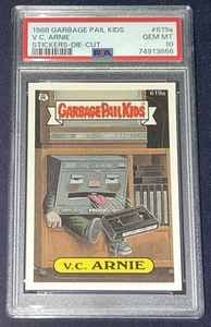 Garbage Pail Kids 15th Series #619a V.C. Troquelado Arnie PSA 10 GEMA COMO NUEVO Os15 - Imagen 1 de 2