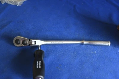 Craftsman No. 44835 USA Made 3/8” Drive Flex Head Bent Handle Ratchet Excellent Foto 1 de 4