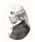 Portrait XIXe Jean Sylvain Bailly Ecrivain Astronome Révolution Française 1821
