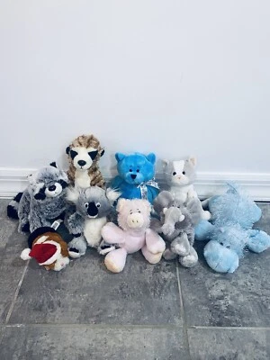 9x Webkinz Lot NO CODE Plush Stuffed Animal Dolls Elephant Cat Pig Bear Hippo - Image 1 of 4