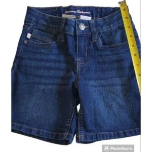 Tommy Bahama Girls size 10 Blue Jean Denim Shorts Stretchy outdoor playtime - Picture 1 of 6