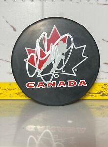 Chris Pronger - Autographed Puck - Hand Signed Team Canada - Flyers 