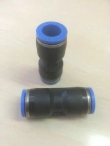 Straight Connector Push In Plastic Fittings 6mm to 6mm PACK OF 4 fittings - Picture 1 of 1