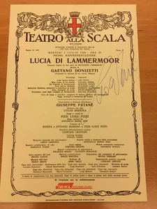 Locandina firmata da Leo Nucci - Picture 1 of 1