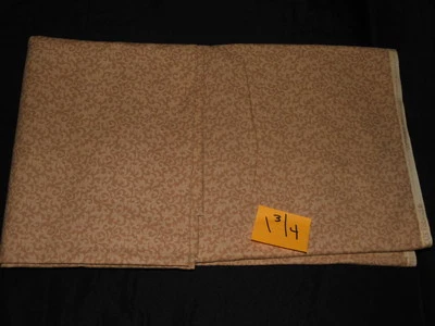 1 3/4 YDS Quilt Sewing Fabric Faye Burgos 100% cotton Marcus Fabrics Tan Light - Image 1 of 2