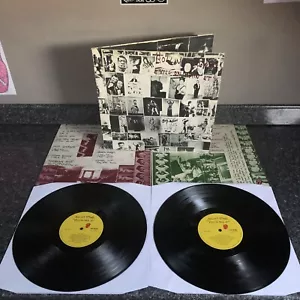 LP VINYL ROLLING STONES ALBUM EXILE ON MAIN STREET UK 1ST PRESS 1972 EX/EX - Picture 1 of 22