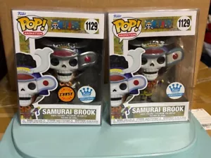 Funko Pop! One Piece Samurai Brook #1120 Exclusive Bundle Chase - Foto 1 di 6