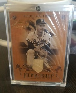 2003 Donruss Classics Membership VIP Memorabilia #5 Eddie Mathews Bat/67 BAT