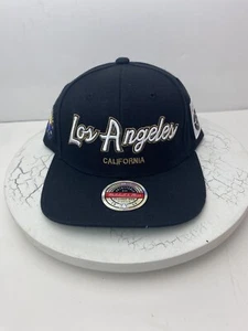 Mitchell & Ness Los Angeles Lakers NBA Remix Snapback Hat Cap Black - OSFM - Picture 1 of 8