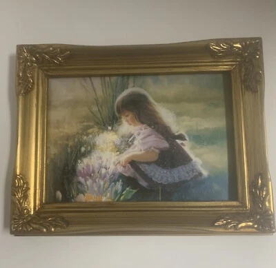 Impresión Litográfica Donald Zolan Enmarcada Numerada C2719 Colores de Primavera 9" x 7" Foto 1 de 4