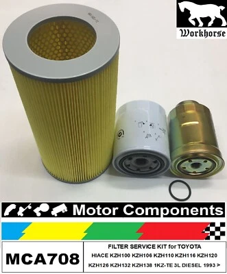 FILTER KIT for TOYOTA HIACE KZH100/106/110/116/120/126/132/138 1KZ - image 1 of 4