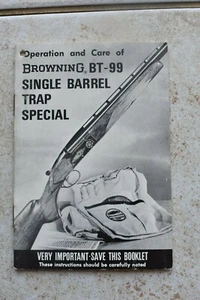 Libretto vintage originale Browning BT-99, manuale proprietario SPEDIZIONE GRATUITA - Foto 1 di 5
