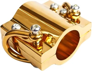 Soporte de abrazadera de oro 45 mm para baile de poste para Silks Silkii rotación giratoria - Imagen 1 de 9