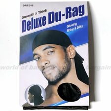 DELUXE DO-RAG Hair Net Hat Stocking Cap SHINY SILKY Stretchable Polyester Durag