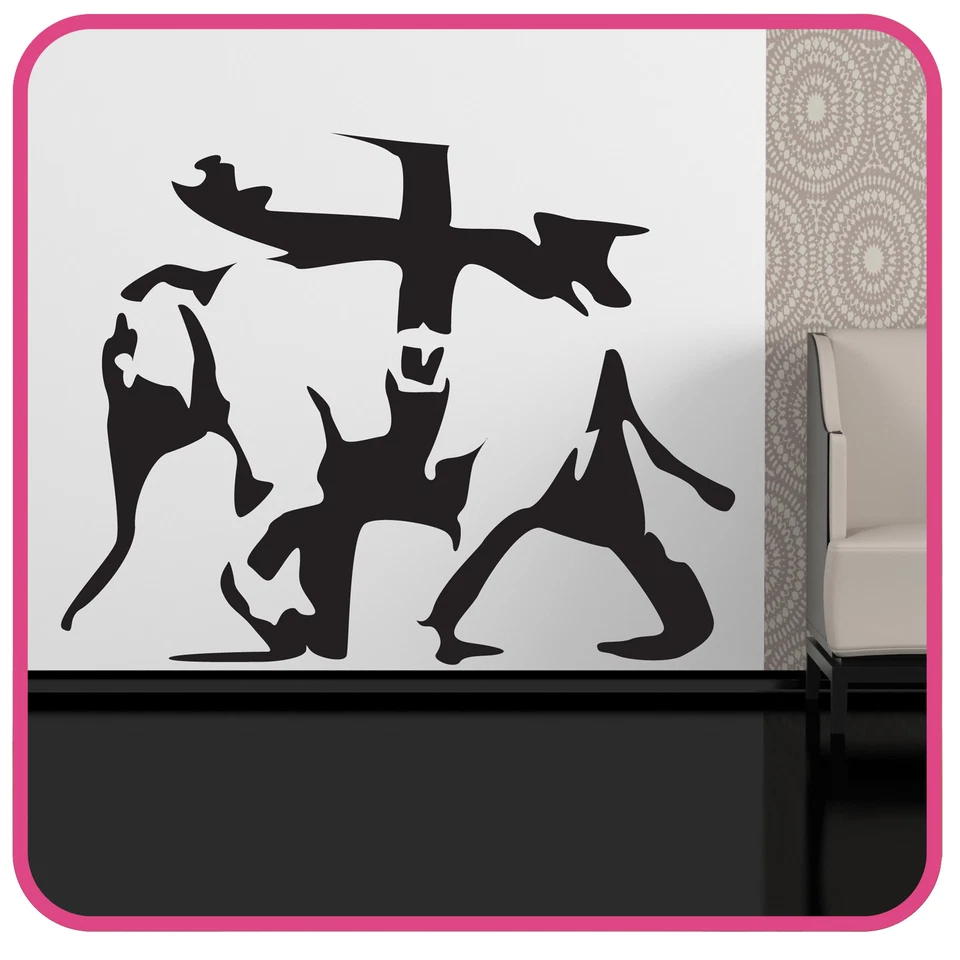 BANKSY WALL ART STICKER ELEPHANT MISSILE DECAL BA26 - Image 1 of 1