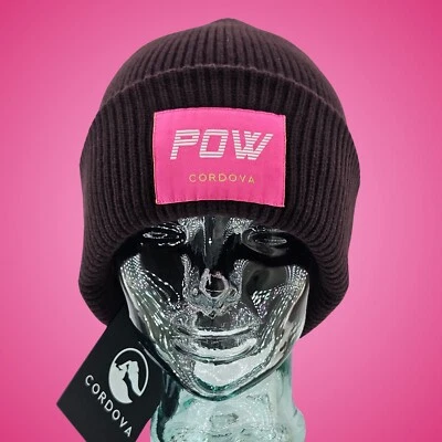 Chapéu Cordova Gorro Cacau Picante 100% Lã Merino The Pow Malha Inverno Preppy! - Imagem 1 de 4