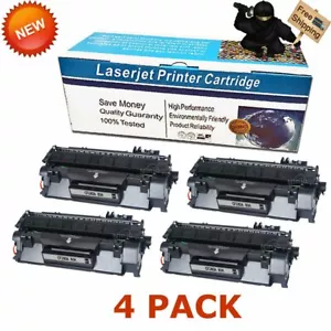 4Pk Black Toner Cartridge for HP CF280A 80A LaserJet Pro 400 M401dn M401n M425dn - Picture 1 of 8