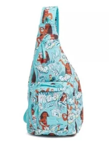 Mochila Bandolera Vera Bradley Moana Tropical Sling Parks Disney - NUEVA CON ETIQUETA - Imagen 1 de 10