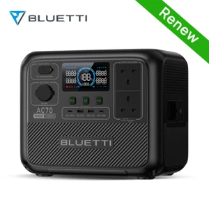 BLUETTI AC70 768Wh 1000W Portable Power Station Solar Generator for Camping RV - Picture 1 of 9