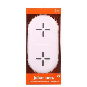 Onn Dual-Coil 5W Per-Coil Wireless Qi Certified Charging Pad (100012443) -[LN]™ - Picture 1 of 8