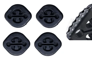 4X Exhaust Muffler Mounts Rubber Reinforced With Vulcanized Chain - Picture 1 of 4