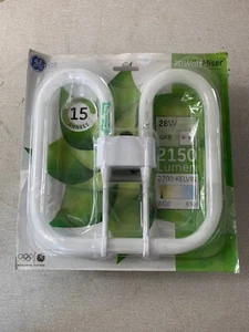 GE GR8 28 WATT 2D WATTMISER 2150 LUMEN LAMP x 3 - Picture 1 of 5