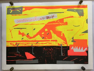 Tjorg Douglas Beer Farbradierung #3 Radierung Signiert Griffelkunst HH 2006 - Bild 1 von 4