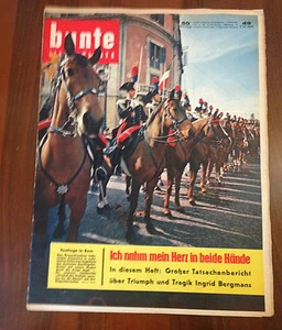 BUNTE JLLUSTRIERTE N.49 - 1957 - ICH NAHM MEIN HERZ IN BEIDE HANDE - Picture 1 of 1