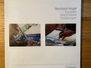 Bernhard Vogel Aquarellmalerei Katalog Mischtechnik + Technik Buch - Bild 1 von 2