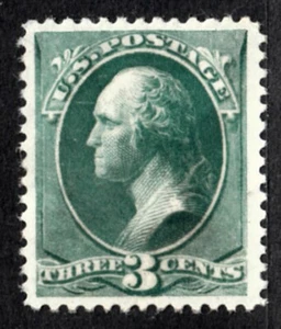 US # 207 PRINTERS ERROR LINE AT FOREHEAD, SHOULDER, SHOW THRU MINT PG H1932 - Picture 1 of 2
