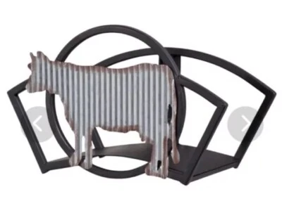 Galvanized Cow Water Garden Hose Rack Holder Hanger 125’ - Image 1 of 4
