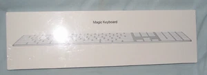 Nowa klawiatura Apple Magic z klawiaturą numeryczną srebrna A1843 zapieczętowana DARMOWA WYSYŁKA - Zdjęcie 1 z 4