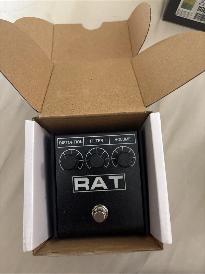 Pedal de distorsión RHC Rat Pedal de efecto para guitarra eléctrica bajo Foto 1 de 1
