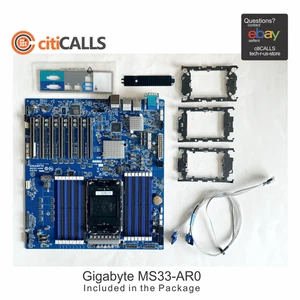 Gigabyte MS33-AR0 Motherboard - Emmitsburg LGA4677 Max128GB DDR5 EATX Brown Box - Picture 1 of 8