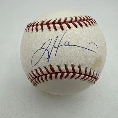 Tim Hudson Firmado Grandes Ligas Béisbol Oakland A's Atlanta Braves Tristar Certificado de Autenticidad  Foto 1 de 4