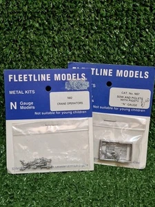 N Gauge Crane Operators Pigs Sty Metal Kits Fleetline Models Railway Accessories - Picture 1 of 6