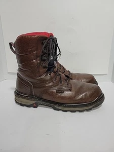 ROCKY RKK0284 BROWN 8"STEEL TOE THINSULATE 400GM WATERPROOF WORK MEN 11.5W BOOT - Picture 1 of 6