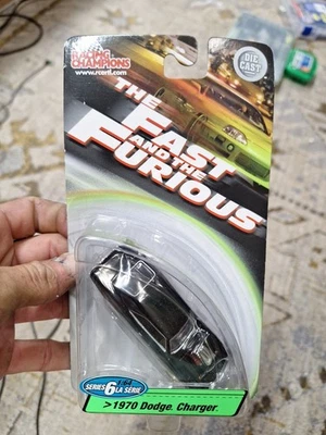 Dodge Charger Racing Champions The Fast and Furious Series 7 1970 negro 2003 sin usar, en caja Foto 1 de 2