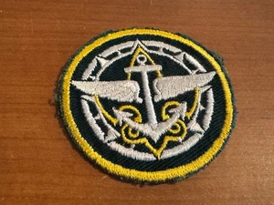 Parche BSA, Explorer Post Senior Crew Leader Brújula/Ancla/Ala (CAW) de 1950 - Imagen 1 de 1