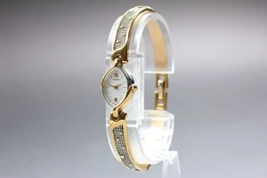 Vintage 1987 [Exc+5] Seiko Armband 1E20-6120 Gold Quarz Damenuhr - Bild 1 von 12